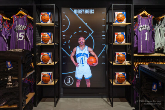 NBA Store, London – Permanent Installation
